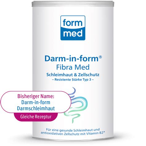 Darm-in-form Fibra Med Schleimhaut & Zellschutz – Resistente Stärke Typ ...
