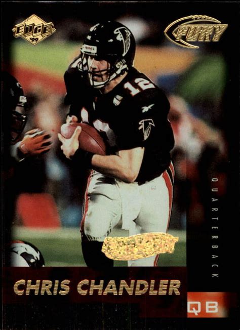 1999 Collectors Edge Fury Gold Ingot Falcons Football Card 26 Chris