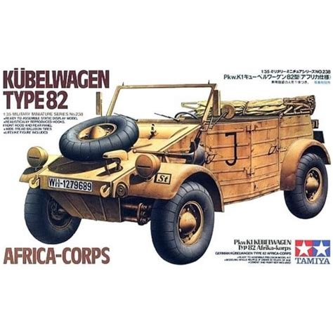 Tamiya German K Belwagen Type Africa Corps With Figure