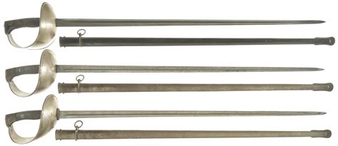 Group of Three Toledo Marked Swords with Scabbards | Rock Island Auction