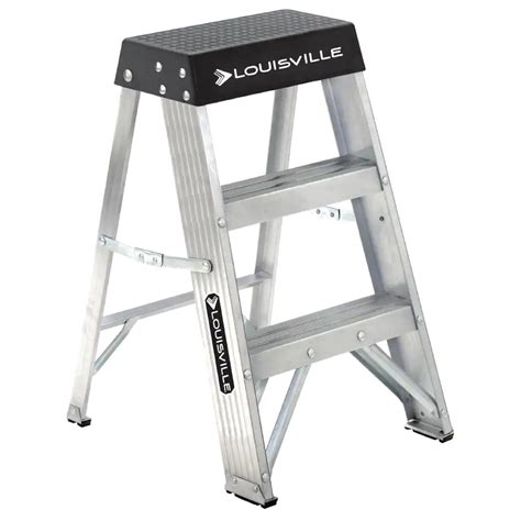 Escalera Tijera Sencilla Aluminio 2 Pies Lewonski