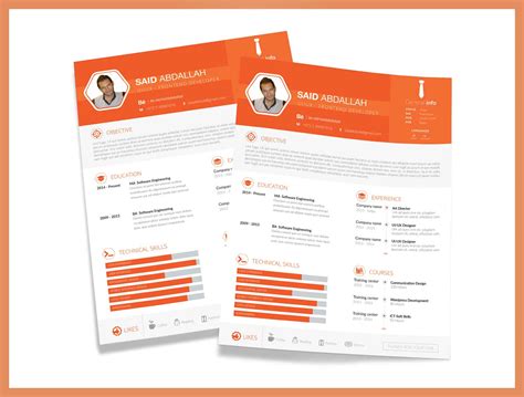 20+ Best Free Creative Resume Templates (Word) - Designer Hub