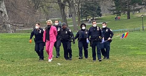 Protester Arrested At NYC COVID Field Hospital Run By Anti Gay Evangelist