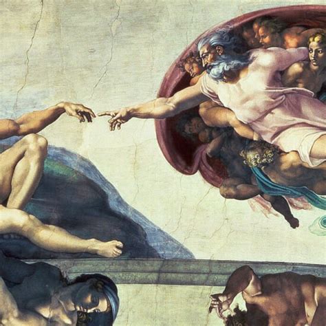 Creation of Adam Mural | By Michelangelo Buonarroti | Evershine Wall