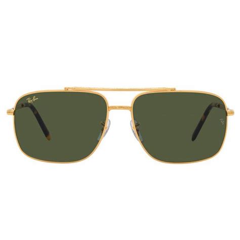 Gafas De Sol Ray Ban Rb3796 Unisex Marco Legend Gold Lente Green Ray Ban