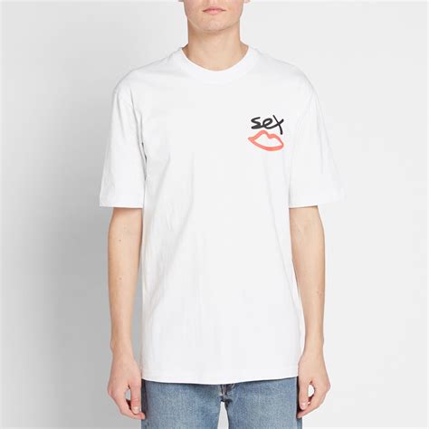 Sex Skateboards Small Logo Tee White End Uk