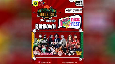 Bogor Fest 2023 Nonton Kotak Hingga The Virgin Gratis Radar Sukabumi