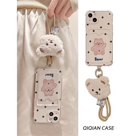 Jual Polkadot Tali Creative Beruang Casing Infinix Smart Hot I Note