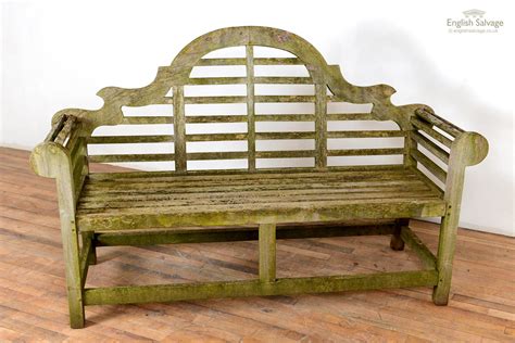 Hardwood Lutyens Style Garden Bench