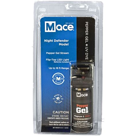 Mace® Pepper Gel Night Defender Mk Iii Ultimate Nighttime Safety