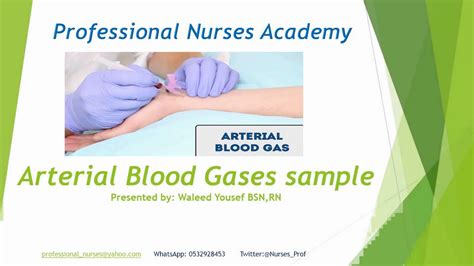 Arterial Blood Gas Sampling