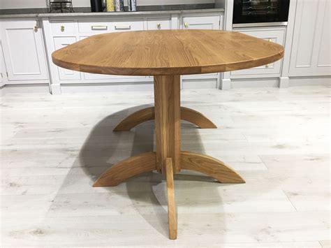 Oak Oval Double Pedestal Table End Fineline Furniture