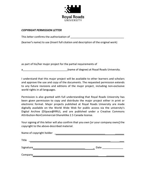 30 Perfect Permission Letters Consent Letters Templatearchive