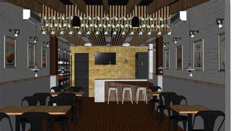 3d Warehouse Cafe Interior Design Industrial Interior Design