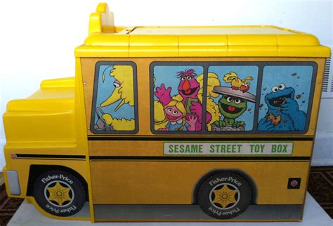 Image Fisher Price Sesame Street Toy Box And Chair 2 Muppet