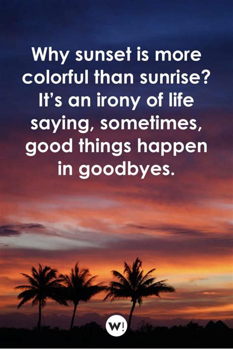 21 Sunset Sad Quotes Sad Sunset Quotes Silver Lining Words Inspiration