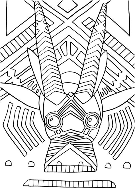 Harmonieux Coloriage Afrique Pictures Idee De Coloriage