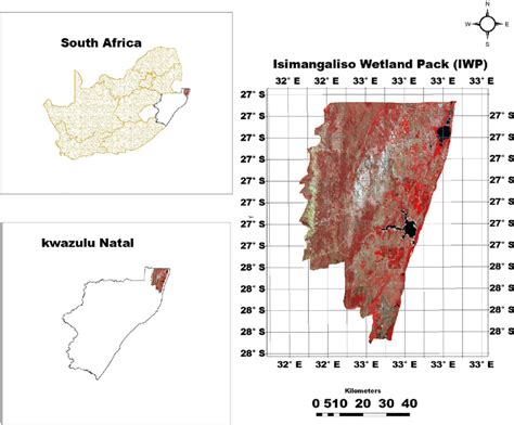 Map of Isimangaliso Wetland Park (IWP) | Download Scientific Diagram