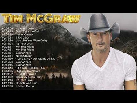 Tim Mcgraw Best Songs Tim Mcgraw Greatest Hits Full Album Youtube