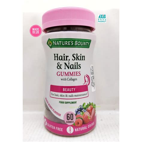 Nature S Bounty Hair Skin And Nail Gummies With Collagen Beauty