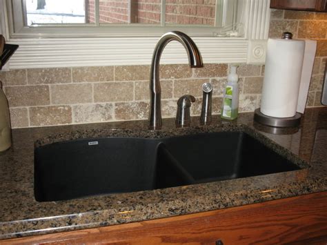 Black Granite Sink And Faucet Hawk Haven