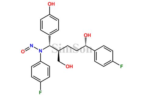 Ezetimibe Open Ring Alcohol Nitroso Impurity CAS No NA Simson