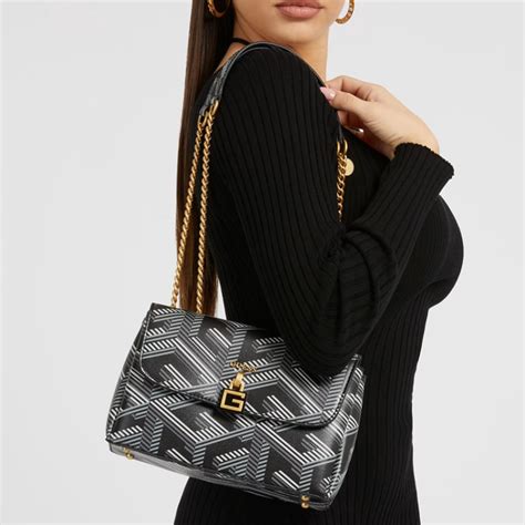 Guess Montreal Crossbody Bag G Cube Black Logo