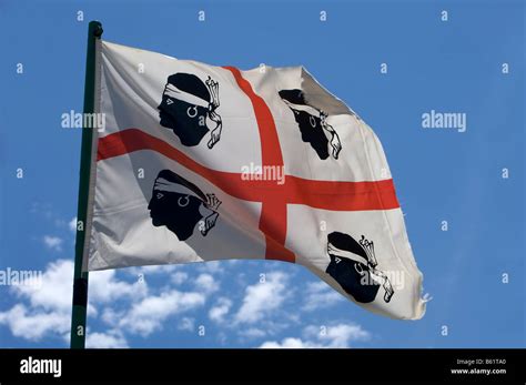 Sardinian flag, Sardinia, Italy, Europe Stock Photo - Alamy