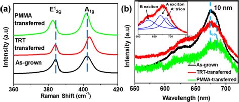 Raman And B Photoluminescence Pl Spectra Of As Grown Download Scientific Diagram