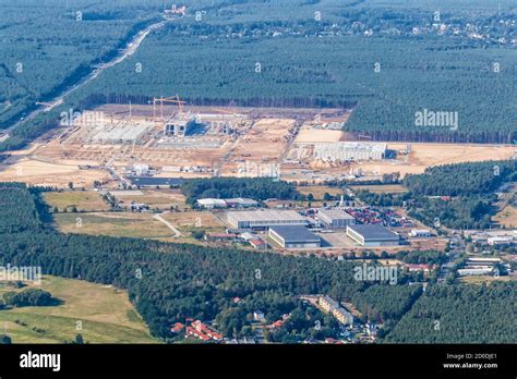 Berlin, Germany - August 19, 2020: Tesla Gigafactory Berlin Brandenburg ...