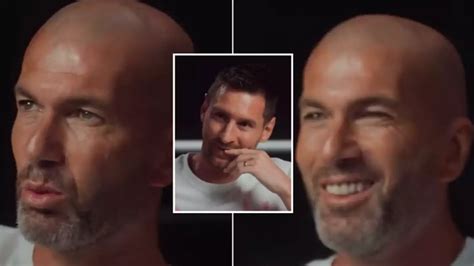 Zinedine Zidane talking about how much he admires Lionel Messi made the ...