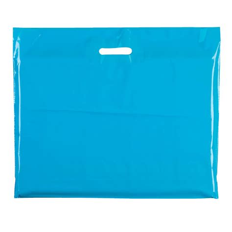 HEAVY DUTY COLORED PLASTIC CARRIER BAGS PARTY GIFT BAGS SIZE 22 X 18