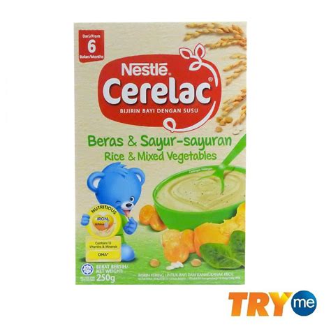 Nestle Cerelac Rice Mix Vegetable 250g Shopee Malaysia