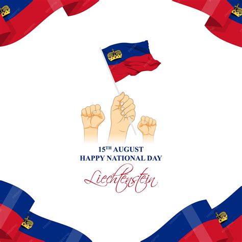 Premium Vector | Vector illustration of Liechtenstein National Day