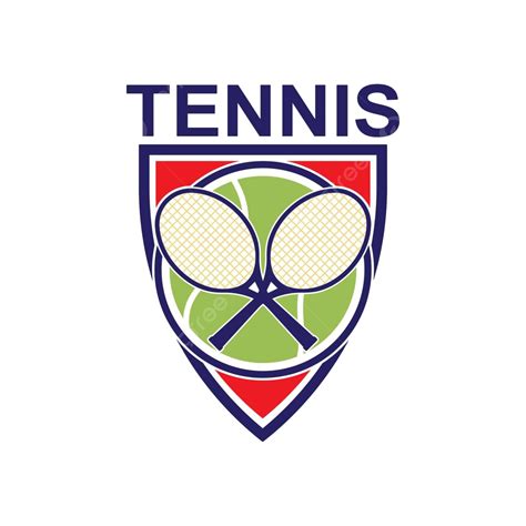 Tennis Sport Logo Icon Design Badge Template Equipment Abstact