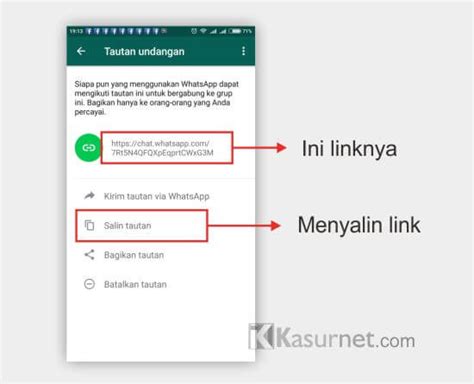 Cara Mendapatkan Link Whatsapp