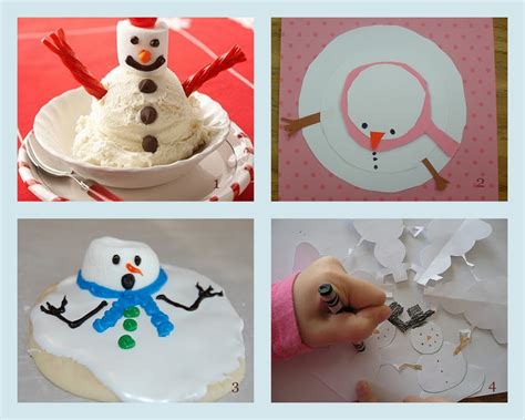 Having Fun at Home: 4 Fun Snowman Ideas