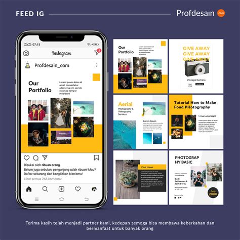 Jasa Desain Konten Instagram Murah Profesional Cv Profdesain Kreatif