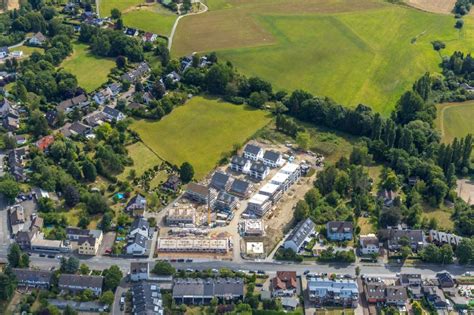 M Lheim An Der Ruhr Aus Der Vogelperspektive Neubau Einer