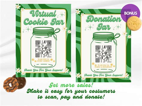 Editable Girl Scout Cookie Sign 2024 LBB ABC Retro Cookie Etsy UK