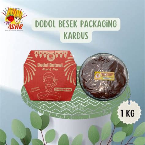 Jual Dodol Betawi Mpok Nur Kg Packaging Kardus Shopee Indonesia