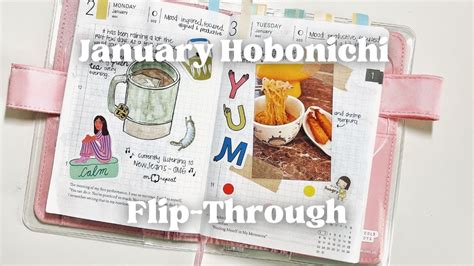 January Hobonichi Flip Through Youtube