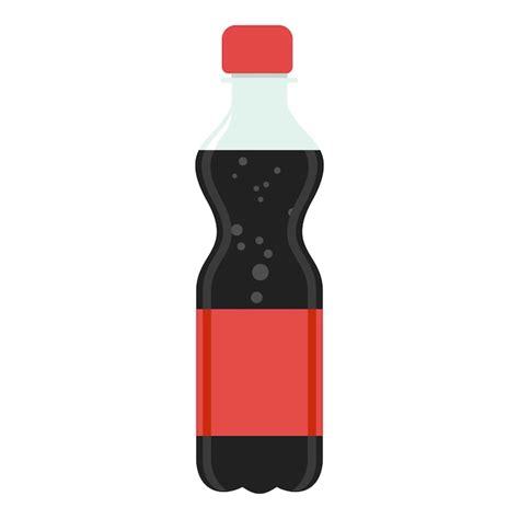 Icono de vector de botella de plástico Vector Premium