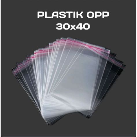 Jual Plastik Bungkus Baju Tebal Plastik Opp Seal Uk X Shopee