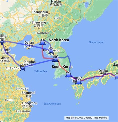 Map Of China And Korea - Oakland Zoning Map