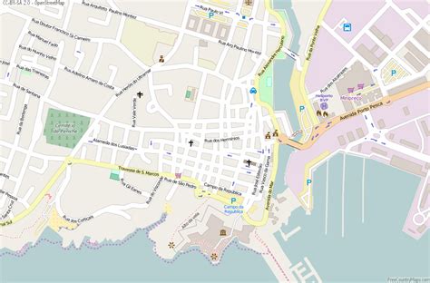 Peniche Map Portugal Latitude & Longitude: Free Maps