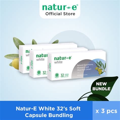 Promo Natur E White 32s 3pcs Soft Capsule Suplemen Vitamin Vitamine