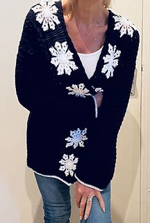 Ravelry Snowflake Cardigan Pattern By Crojennifer