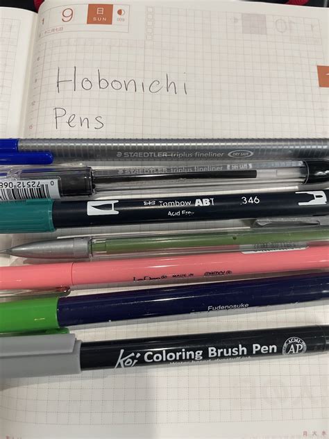 Good Hobonichi Pens