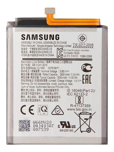 Bateria Samsung A12 Original Red Cell Distribuidora De Equipos Y Accesorios Para Telefonía